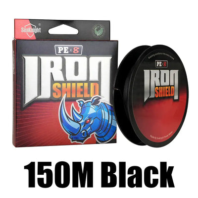 SeaKnight Brand IRON SHIELD Series Never Faded X8 PE Line 300M 150M Double-Layered Coating Multifilament PE Line 17-50LB -  - Cast N Go