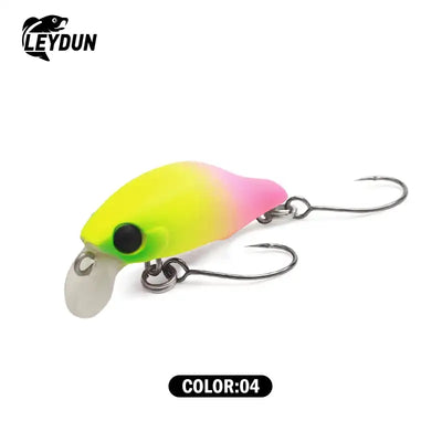 Leydun Puppet Surface Minnow Fishing Lures 30mm 1.5g Floating Shallow Diving Crankbait Fishing Artificial Swimbaits Tackles -  - Cast N Go