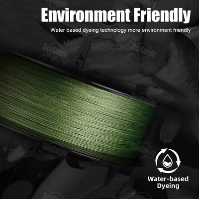 SeaKnight X9 9-Strand Braid – Wide Angle Braid | UV & Seawater-Proof | 17–80lb | 150–500m | Low-Vis