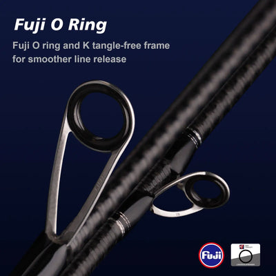 Purelure Titanium-T XUL BFS Lure Rod – TC4 Titanium Tip | Fuji Guides | 5'3" to 7'2" | Trout Bass