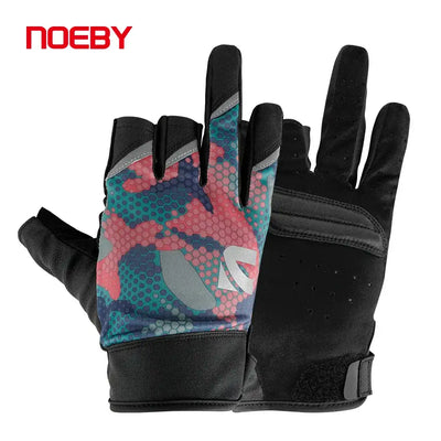 Noeby Half-Finger Fishing Gloves UPF50+ – Anti-Slip Sun Protection - Fishing Accessories - Cast N Go