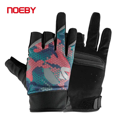 Noeby Half-Finger Fishing Gloves UPF50+ – Anti-Slip Sun Protection - Fishing Accessories - Cast N Go
