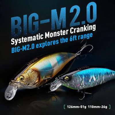 LEYDUN Fishing Lures Minnow 126mm 110mm Floating Good Action Hard Baits High Quality Crankbaits Wobblers For Bass Pike -  - Cast N Go