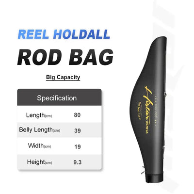 HISTAR Big Belly Fishing Rod Bag | 80–130cm