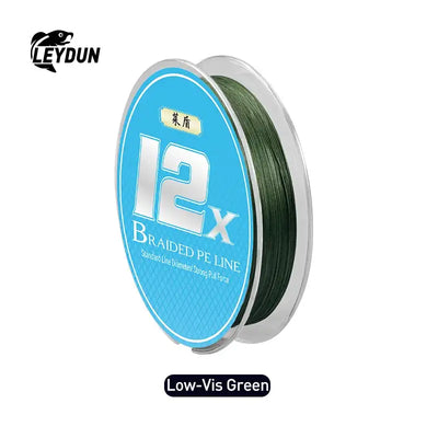 LEYDUN Micro Hot Fishing Lines 12 Strands Braided PE 150m 300m Japan Smooth Multifilament Line Sea Fishing Carp Fly Wire Tool -  - Cast N Go