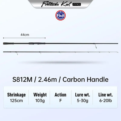 Kingdom Fortitude Keel Pro Carbon Fishing Rod