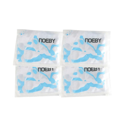 NOEBY UV sun gaiter pack of four, blue-and-white camouflage print, NOEBY branding