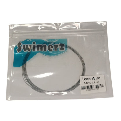 Swimerz lead wire spool in clear package, 5 m, 0.5 mm