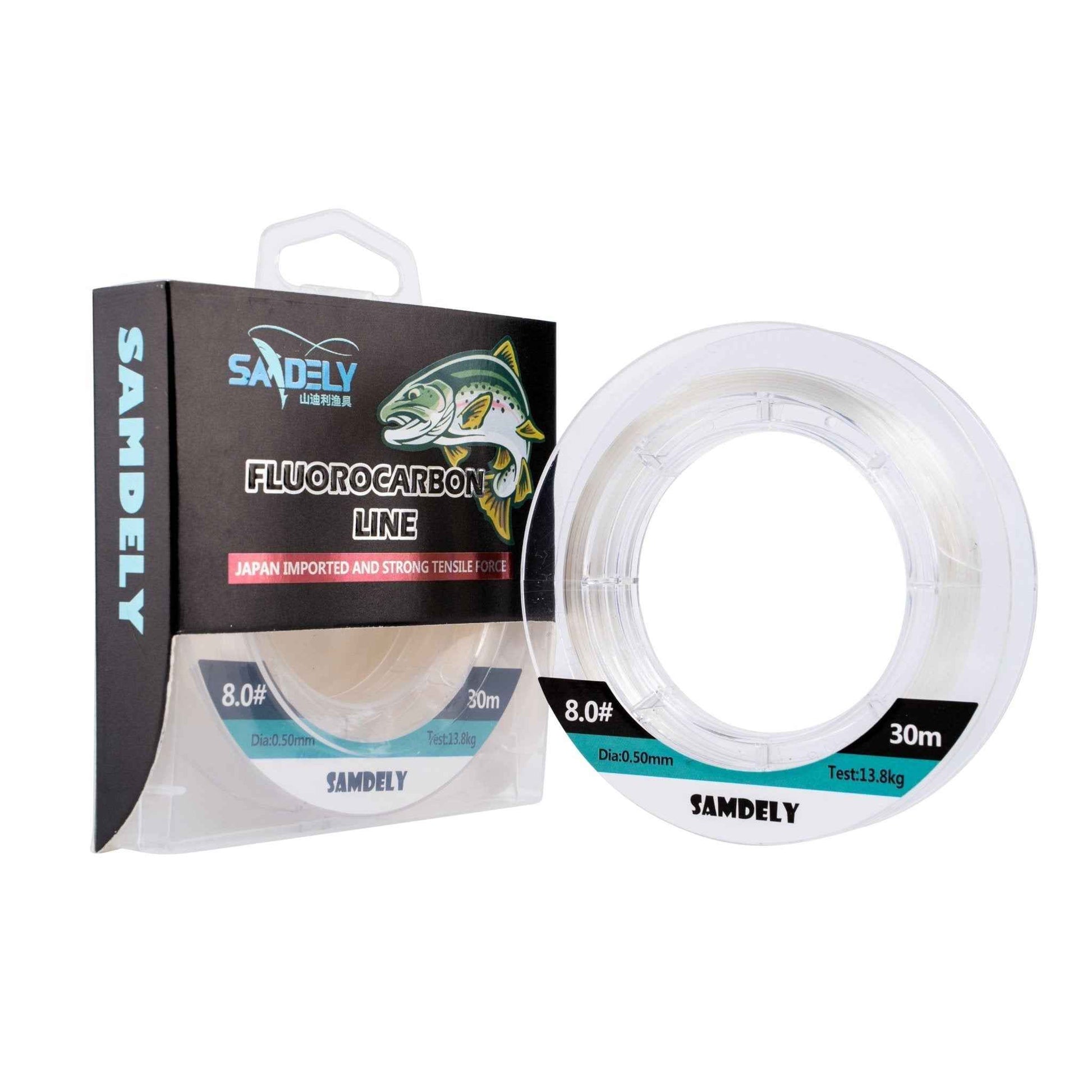 Samdely Clear Fluorocarbon Leader #16 50lb 30m
