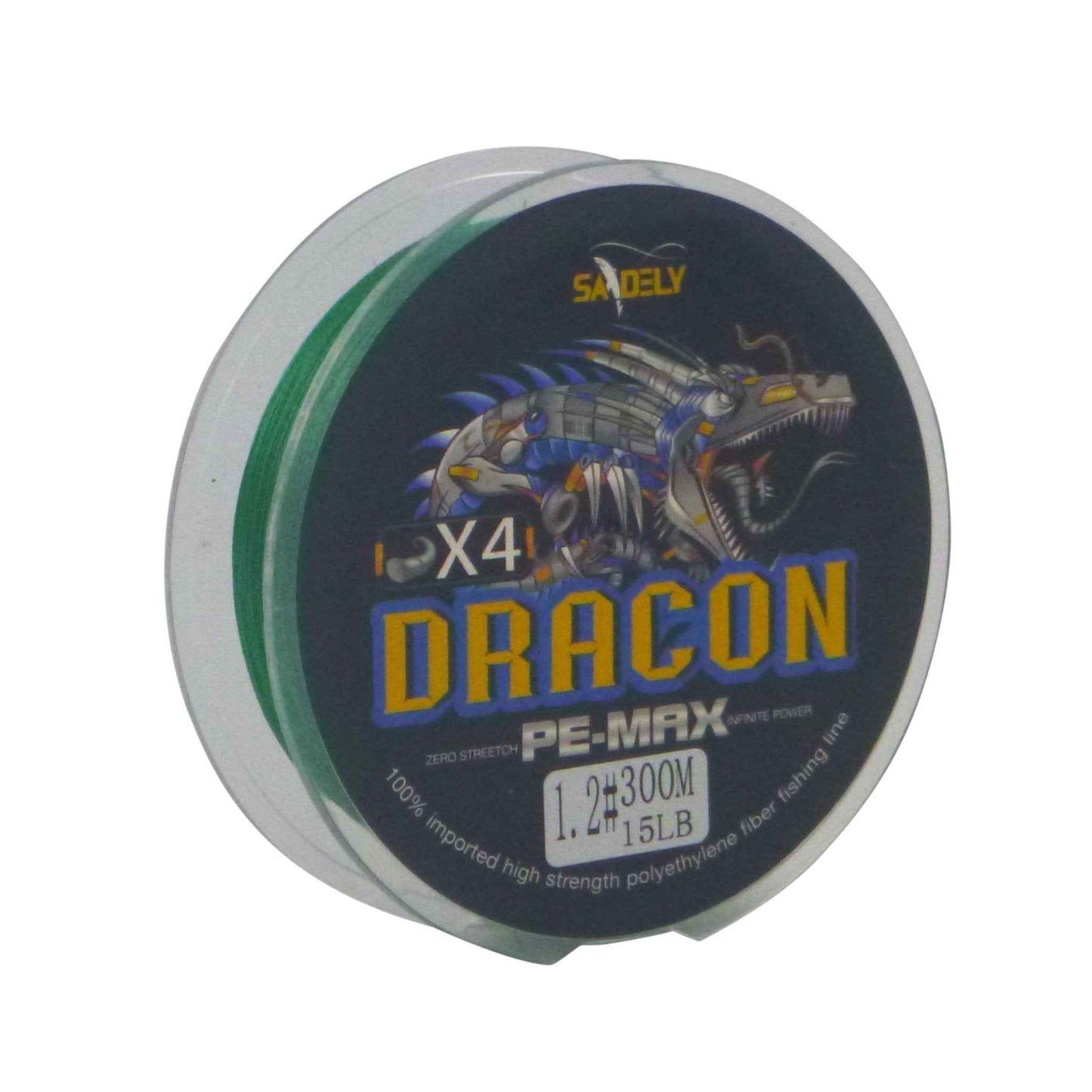 Samdely Dracon X4 Braid Dark Green #0.3 4lb 300m