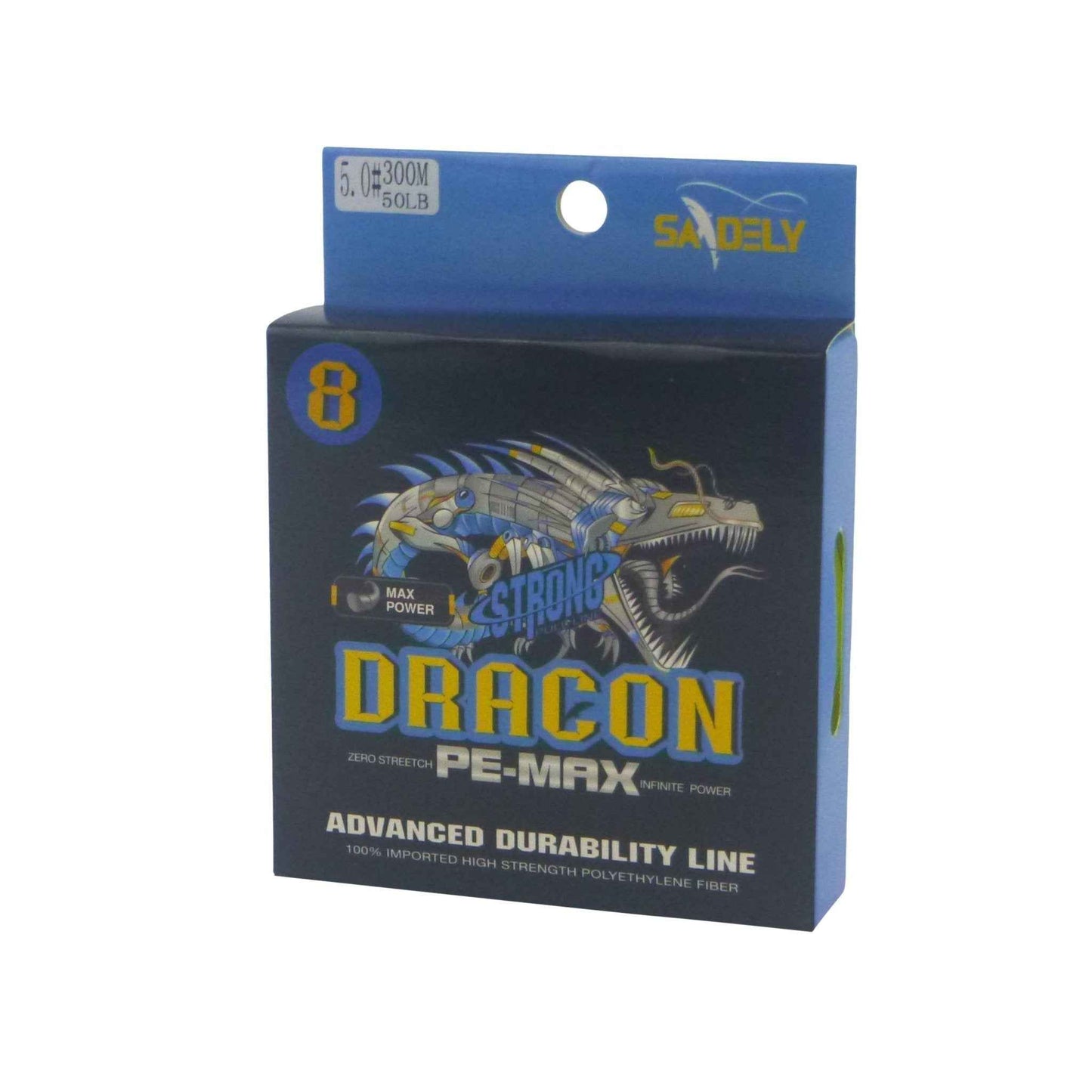 Samdely Dracon X8 Braid Yellow #0.6 8lb 300m