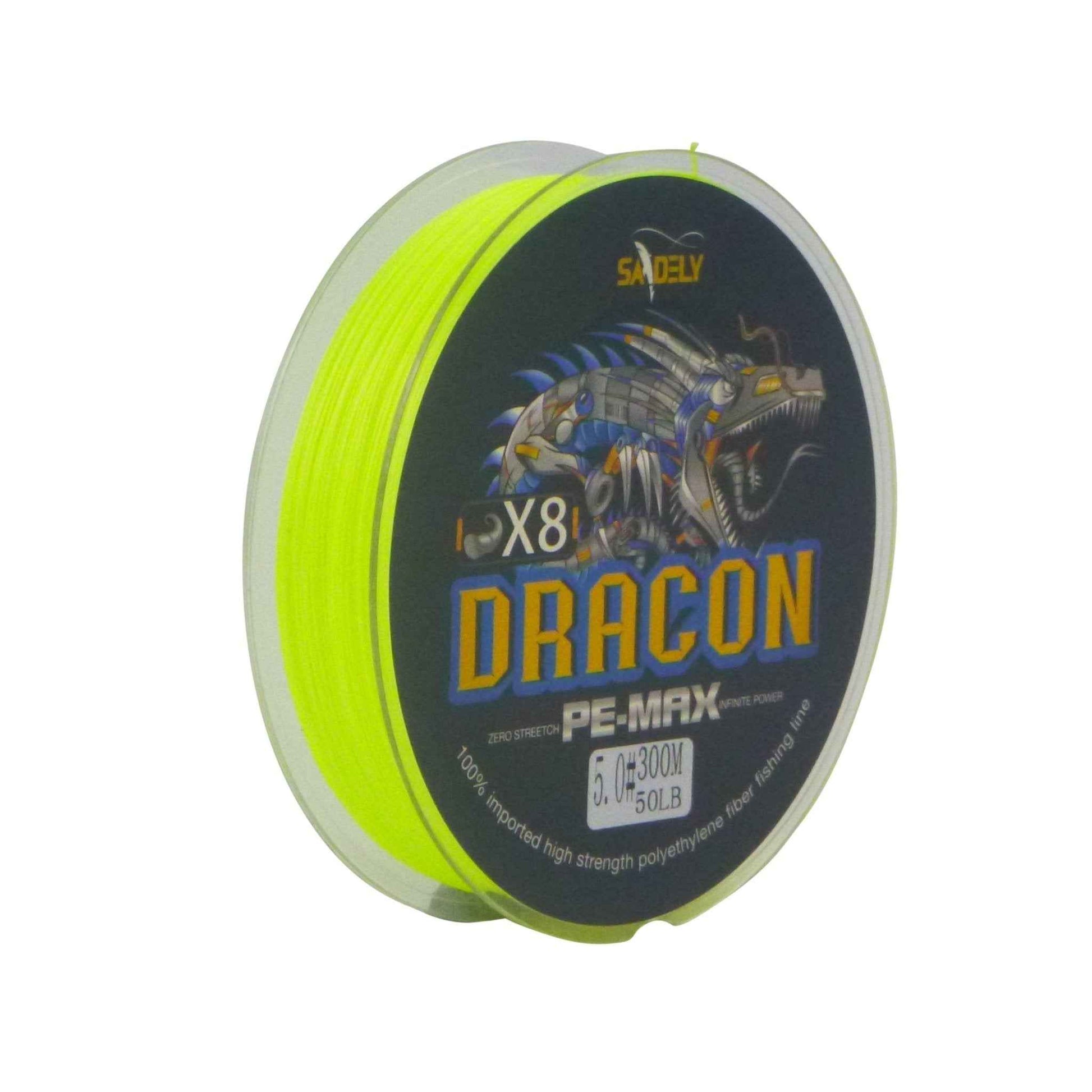 Samdely Dracon X8 Braid Yellow #0.6 8lb 300m